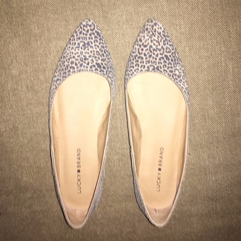 Lucky brand Leopard flats
